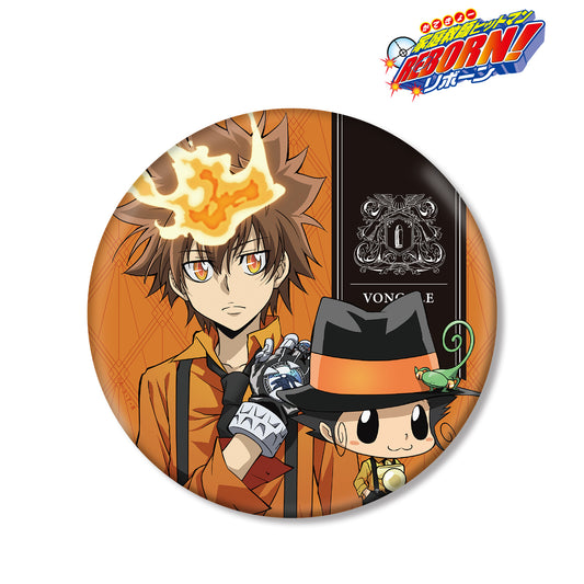 《家庭教師HITMAN REBORN!》_ 描繪新插圖 沢田 綱吉＆綠寶石 彩色襯衫版 大號徽章