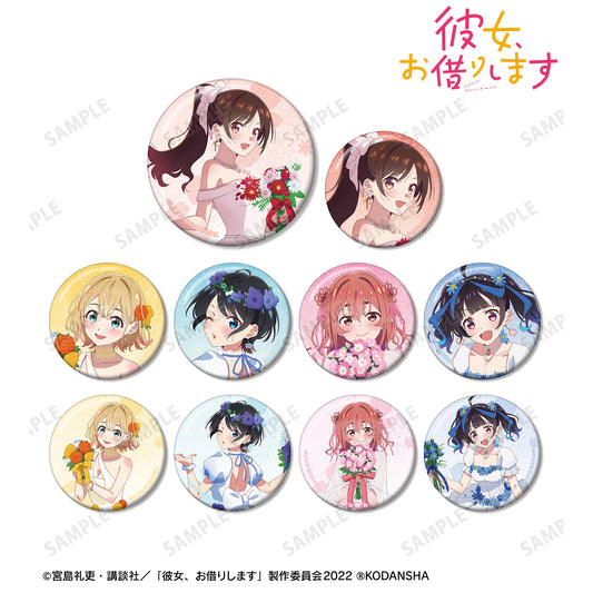 《租借女友》描繪版插圖 花瓣連衣裙版 交易款徽章單個/盒