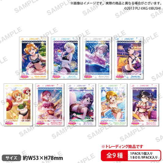 Love Live!學園偶像節_方形罐徽章收藏 μ's 無盡夏日版 1盒