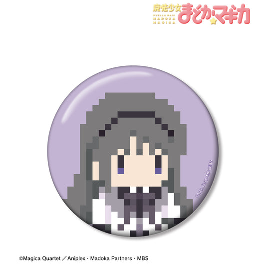 《魔法少女小圓》- 暁美ほむら 100毫米徽章一夜人狼合作像素畫版