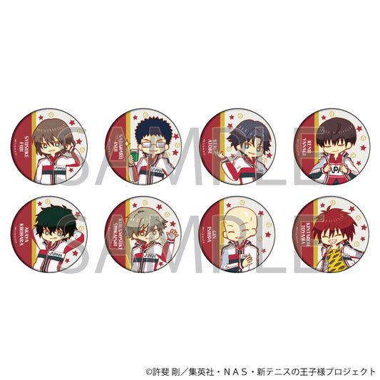 《新網球王子》U-17日本代表C 罐頭徽章16/禮盒(共8種)(復古藝術插圖)