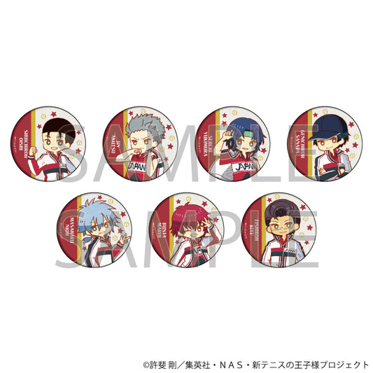 《新網球王子》U-17日本代表D 罐頭徽章17/盒共7種 復古藝術插圖