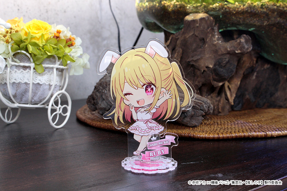 "我推的孩子" 迷你亞克力立牌【紅寶石】白色連衣裙