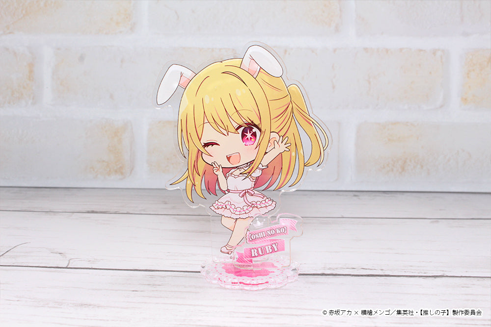 "我推的孩子" 迷你亞克力立牌【紅寶石】白色連衣裙