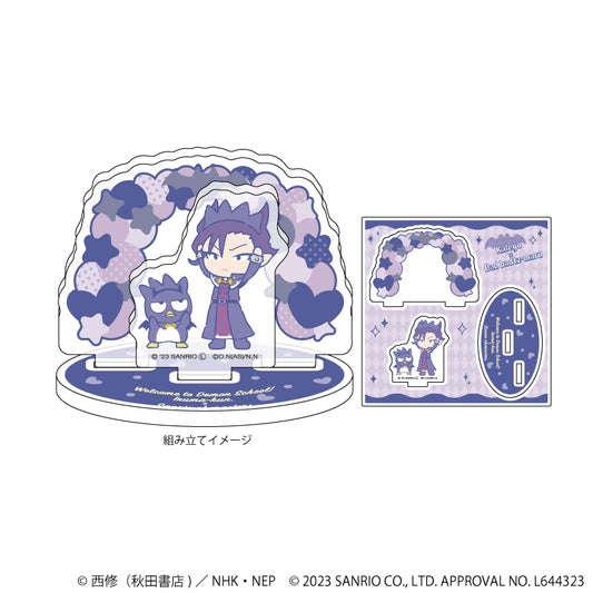 魔入侵了！入間君×《三麗歐》_亞克力人偶盤07/納貝利烏斯·卡爾埃戈×壞壞瑪丸(描繪迷你角色插圖)