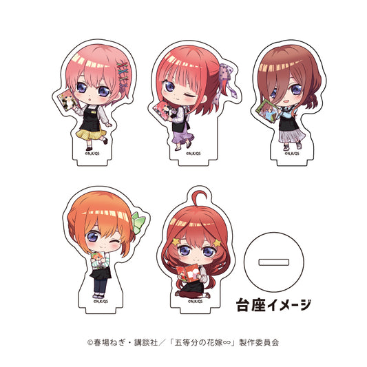 《五等分的新娘》∽_亞克力迷你支架01/書店版 盒裝(全5種)(迷你角色插圖)【全套裝】
