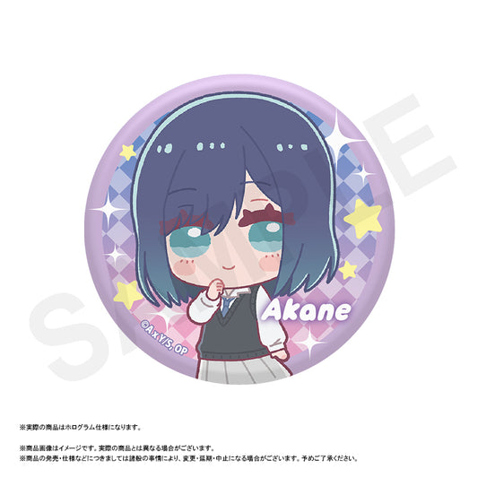 《我推的孩子》_絨絨黴黴 亞克納黑色露邊徽章