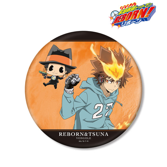 《家庭教師HITMAN REBORN!》描繪插圖 沢田 綱吉&綠寶石 修業風景版 大號徽章