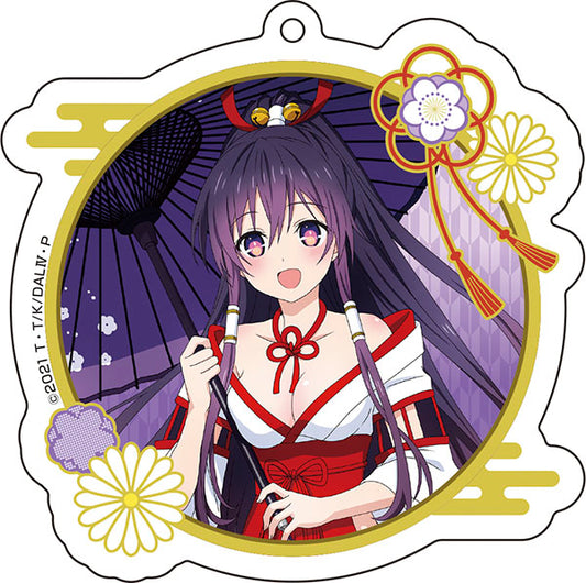 《約會大作戰》Ⅳ 描き下ろし亞克力鑰匙扣【巫女版】①夜刀神十香