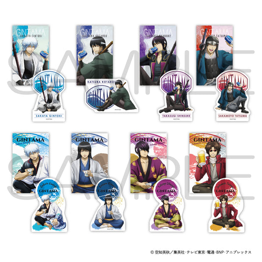 《銀魂》_貼紙收藏 一息版全8種 【包裝盒】【全套包裝盒】