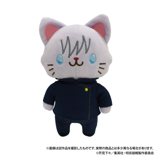 《呪術廻戦》第2季帶貓耳眼罩的毛絨鑰匙扣/懷玉·玉折五條 悟