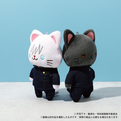 《呪術廻戦》第2季帶貓耳眼罩的毛絨鑰匙扣/懷玉·玉折五條 悟
