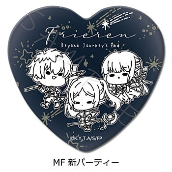 《葬送的芙莉蓮》心形罐徽章 MF 新派對