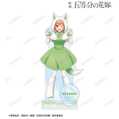 電影 《五等分的新娘》_描繪中 中野四葉 動物毛茸茸睡衣版 大號亞克力支架帶零件