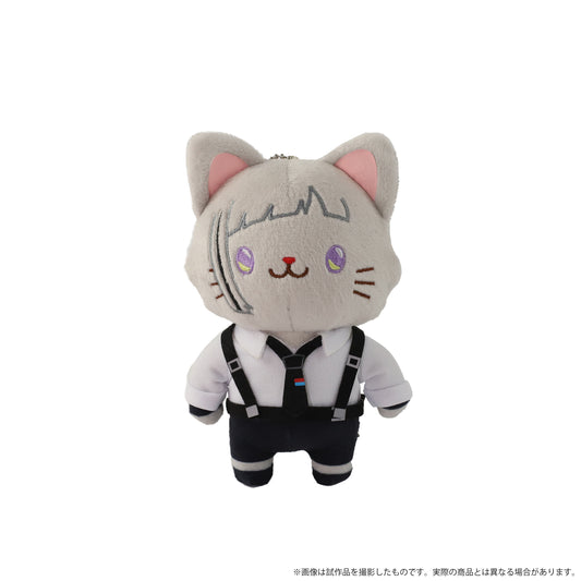 《文豪野犬》帶貓耳眼罩的毛絨玩偶鑰匙扣/中島敦