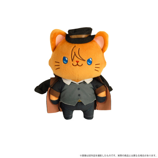 《文豪野犬》帶貓耳眼罩的毛絨玩偶鑰匙扣/中原中也