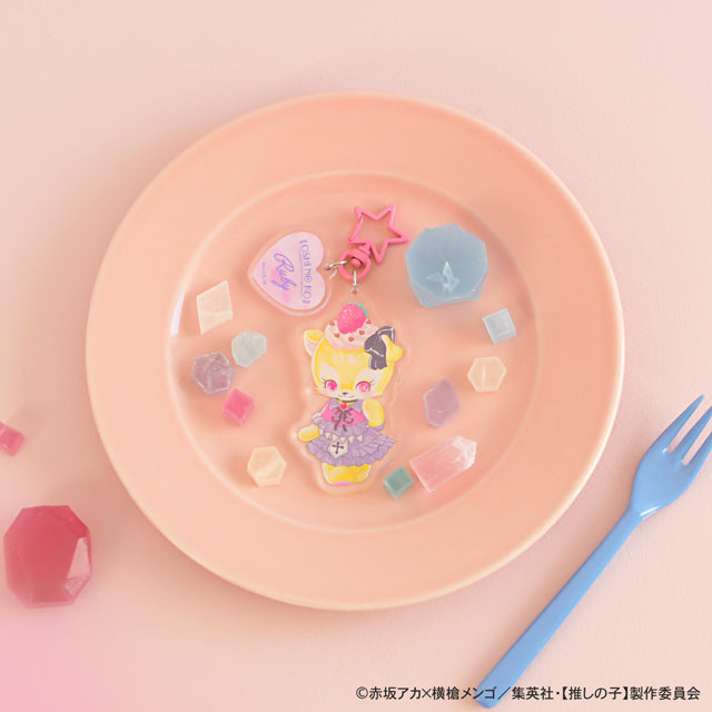 《我推的孩子》MAKI聯名 大亞克力鑰匙扣紅寶石