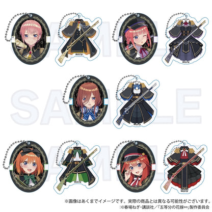 《五等分的新娘》∽亞克力鑰匙扣套裝 軍裝洛麗塔版 中野三玖