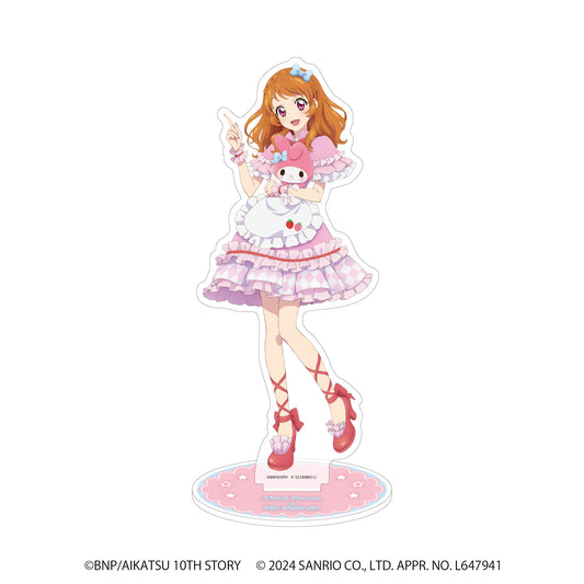 Aikatsu！×《三麗歐》_亞克力支架09/大空 亮×《美樂蒂》(等身插圖)