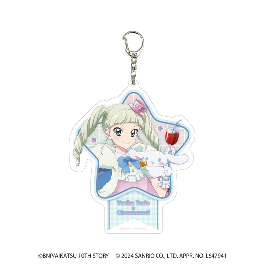 愛酷！×《Sanrio》_巨型亞克力鑰匙扣05/藤堂優梨香×蠟筆小新(等身插畫)
