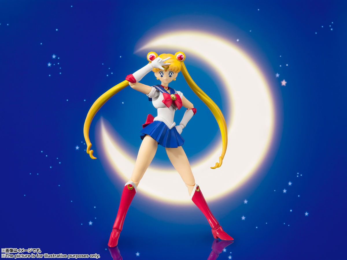 《美少女戰士》S.H.Figuarts Sailor Moon-動畫色彩版-再版