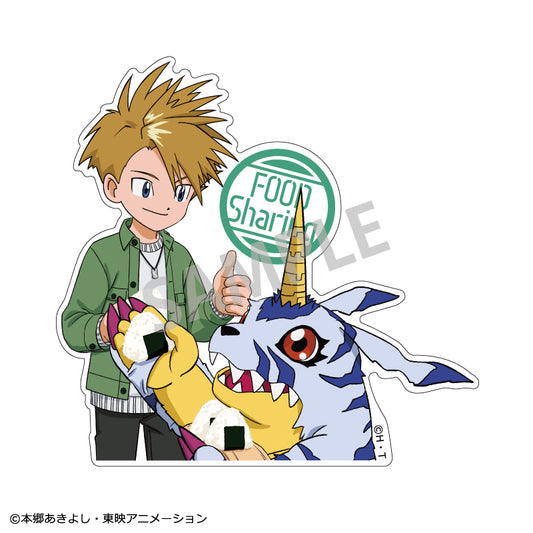 《數碼寶貝大冒險》_剪貼貼紙_ 田尾山＆可樂獸_ 食物分開