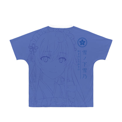 《我的青春戀愛物語果然有問題》描繪新插圖 雪之下雪乃 和風女僕裝ver. 全幅圖案T恤中性款(尺碼/XL)