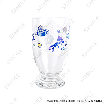 《藍色監獄》_Disney Adelia復古帶底玻璃杯海水浴