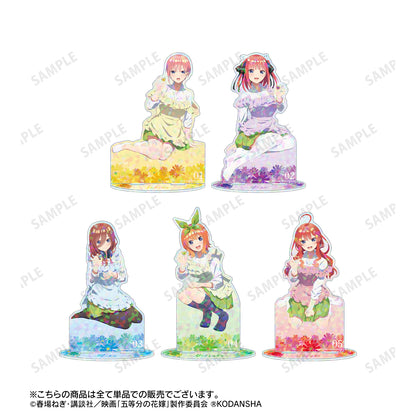 電影 《五等分的新娘》_描繪新插圖 中野三玖 制服圍裙版 hologram大亞克力支架