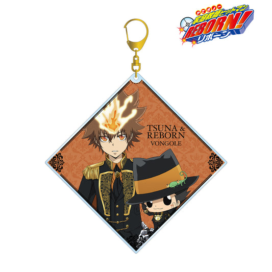 《家庭教師HITMAN REBORN!》_描き下ろし插圖 沢田 綱吉＆裡邦 王子服裝ver. BIG亞克力鑰匙扣