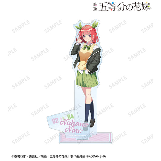 電影 《五等分的新娘》_描繪下來的插圖 中野二乃 衣服交換版 帶零件的大亞克力支架