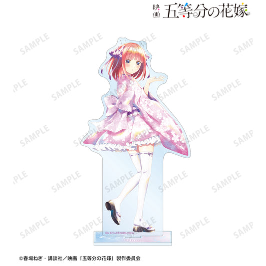 電影 《五等分的新娘》_描繪新作插圖 中野二乃 櫻花裝ver. Ani-Art 水色標籤 大號亞克力立牌