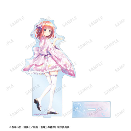 電影 《五等分的新娘》_描繪新作插圖 中野二乃 櫻花裝ver. Ani-Art 水色標籤 大號亞克力立牌