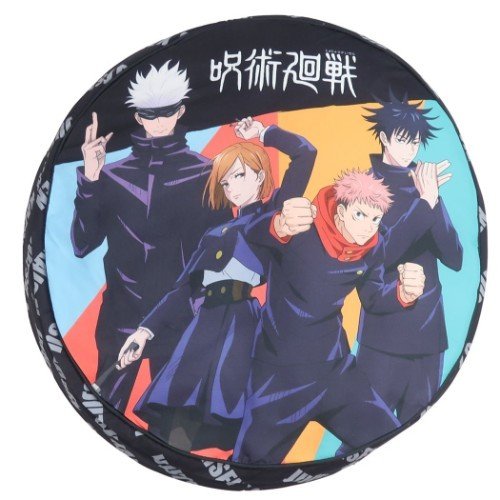 《咒術回戰》_圓形坐墊_一年級生+五條悟