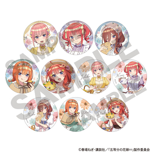 《五等分的新娘》交易罐徽章 野餐 完整套裝箱 10個裝