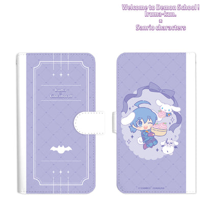 《入間同學入魔了！》×《三麗歐》_(適用機型/L尺寸)_鈴木入間 × 肉桂卷 手帳式手機殼