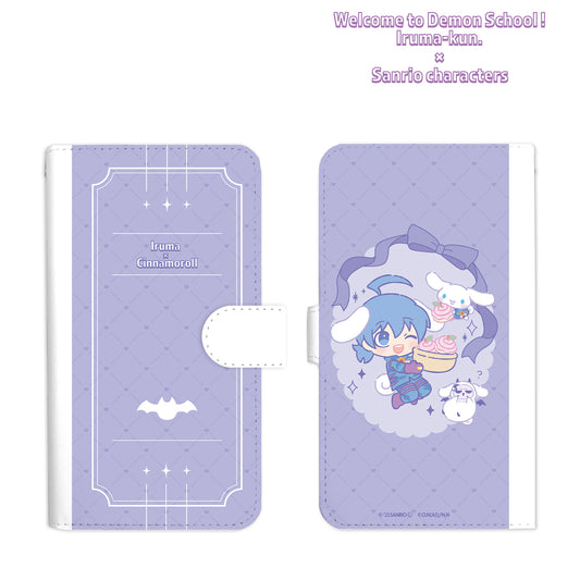 《入間同學入魔了！》×《三麗歐》_(適用機型/L尺寸)_鈴木入間 × 肉桂卷 手帳式手機殼
