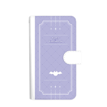 《入間同學入魔了！》×《三麗歐》_(適用機型/L尺寸)_鈴木入間 × 肉桂卷 手帳式手機殼