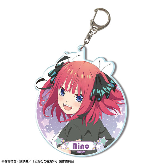 《五等分的新娘》∽_大號亞克力鑰匙扣 設計02(中野二乃/A)