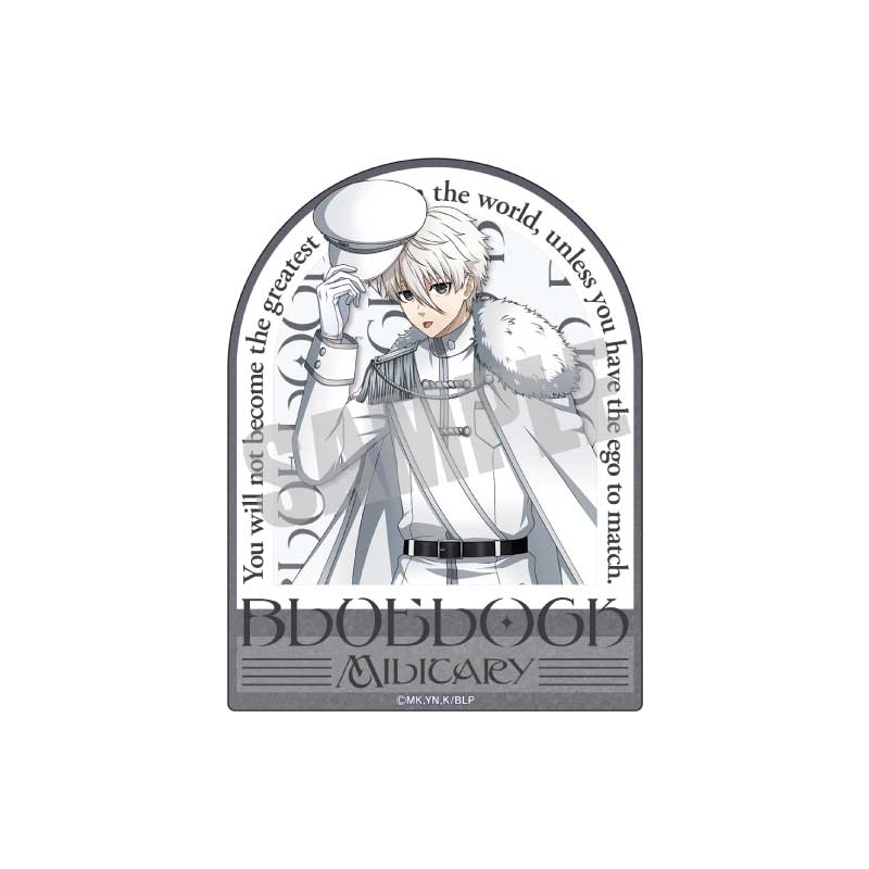 《藍色監獄》剪紙貼紙 凪 誠士郎 藍色軍事版。