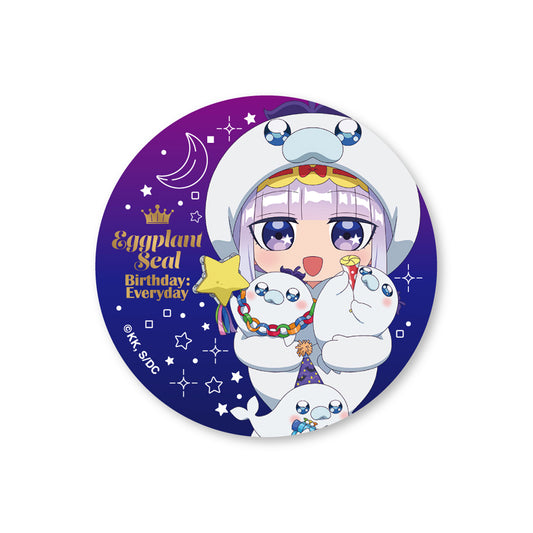 《在魔王城說晚安》_56mm_魔王城裡的晚安202305 小妮斯海豹&睡眠公主罐徽章