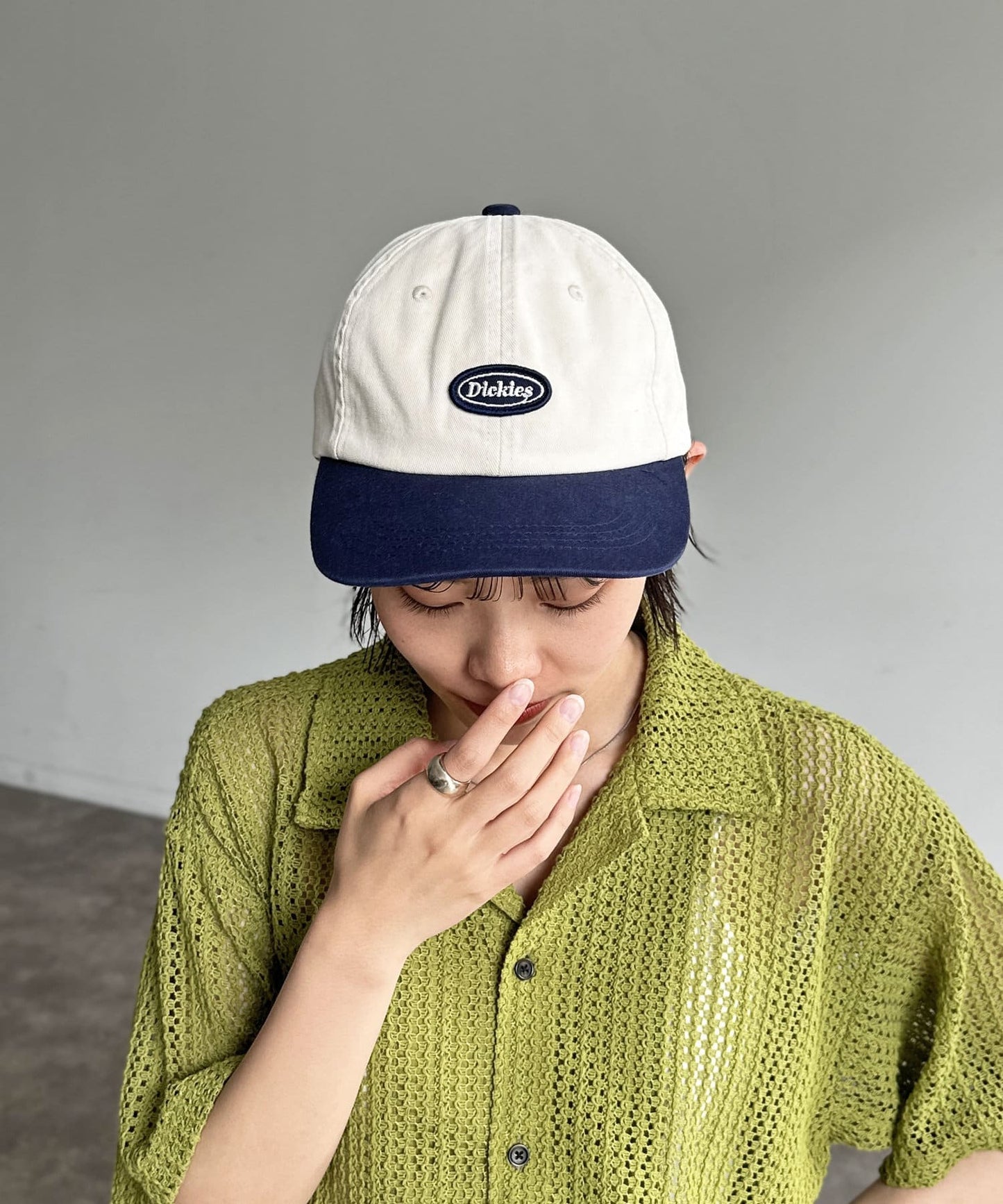 【Dickies】徽章棒球帽