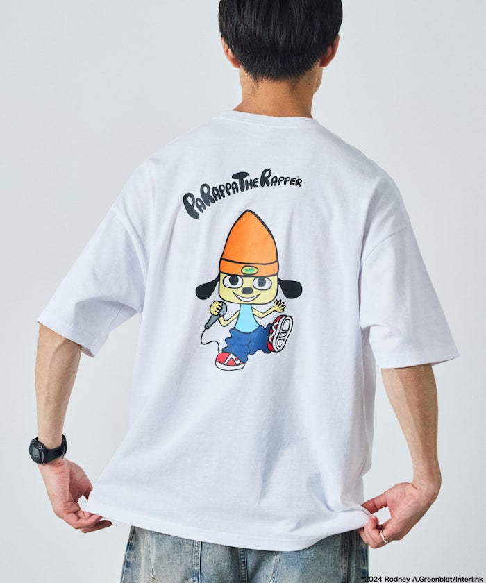 PaRappa the Rapper 帕拉帕拉帕 聯名 舒適版 後背印花 圓領T恤