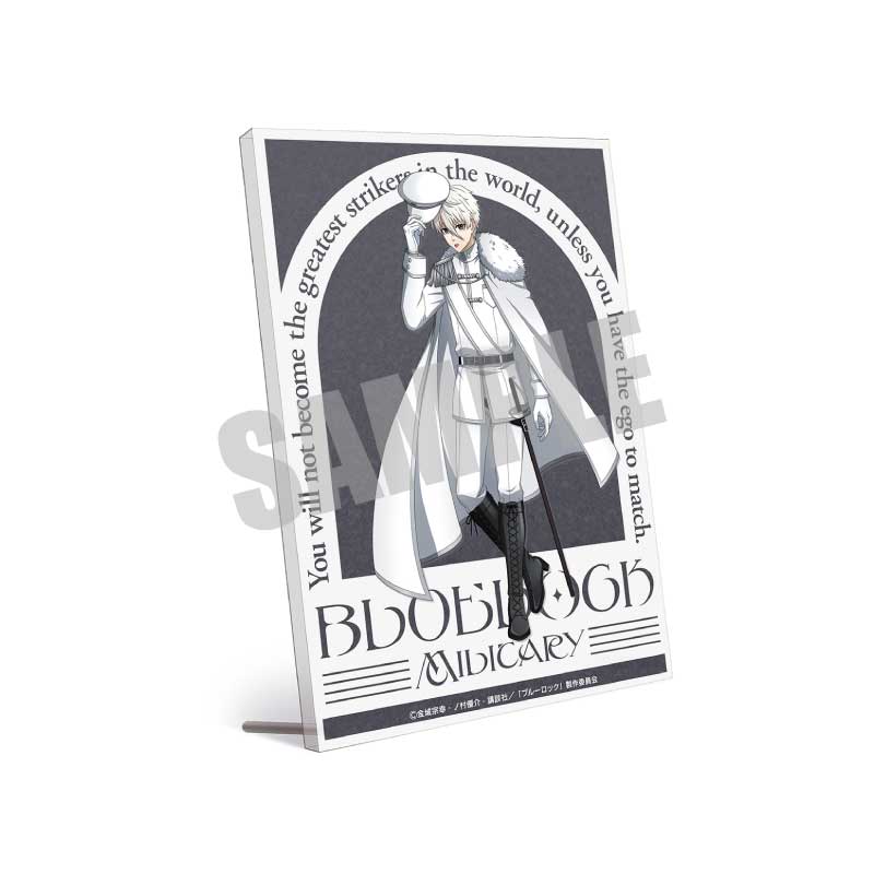 《藍色監獄》丙烯畫板 凪 誠士郎 藍色軍裝版