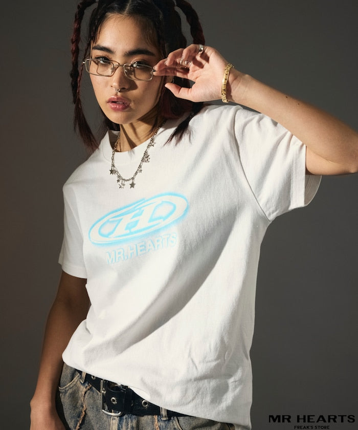 FRONT OVAL LOGO CREW NECK TEE 【限定展開】