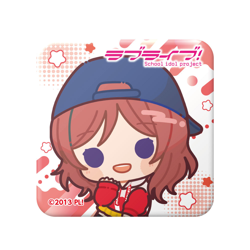 ```Love Live!交易迷你角色方形罐徽章【整箱/9個裝】【全套箱】```