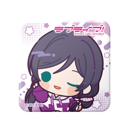 ```Love Live!交易迷你角色方形罐徽章【整箱/9個裝】【全套箱】```