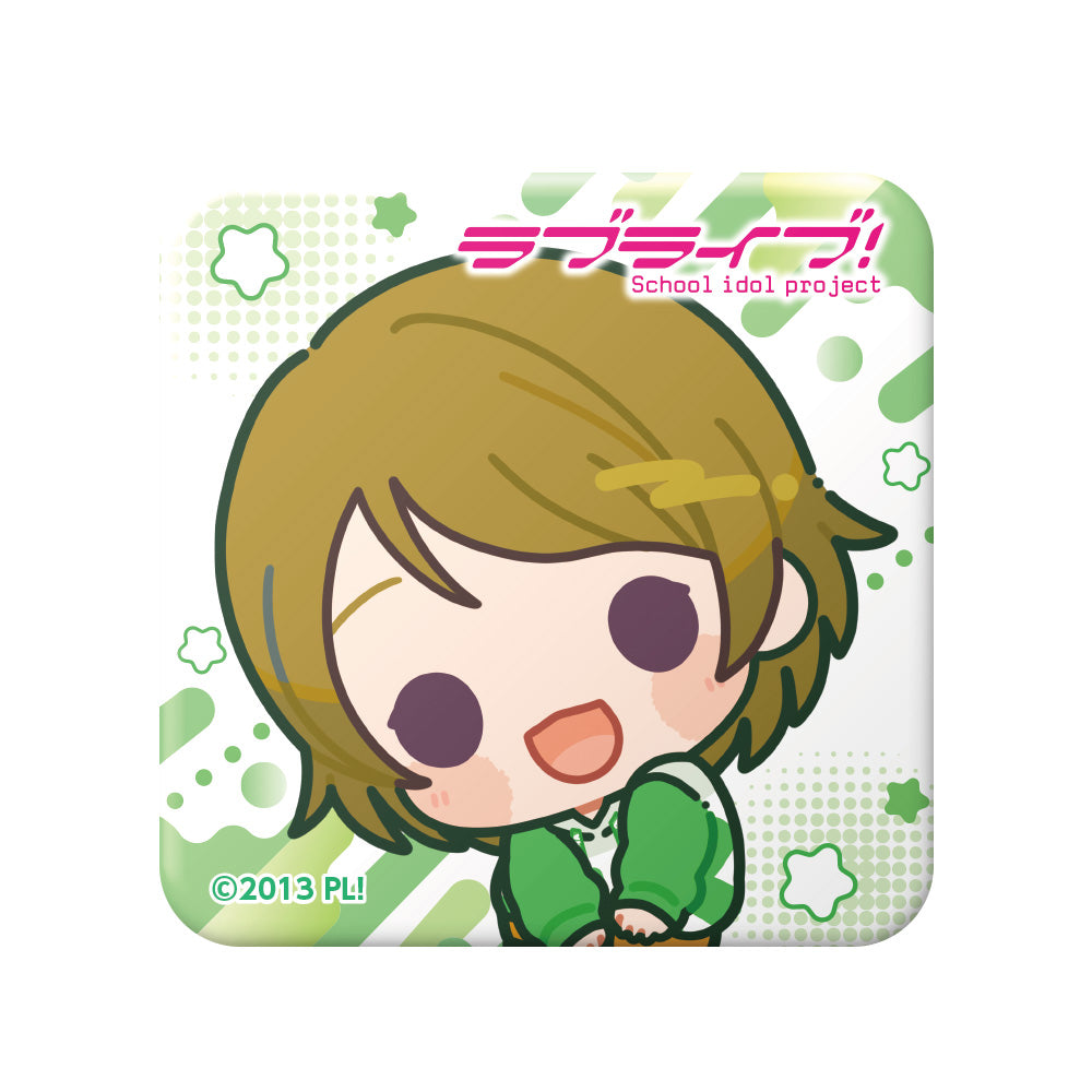 ```Love Live!交易迷你角色方形罐徽章【整箱/9個裝】【全套箱】```