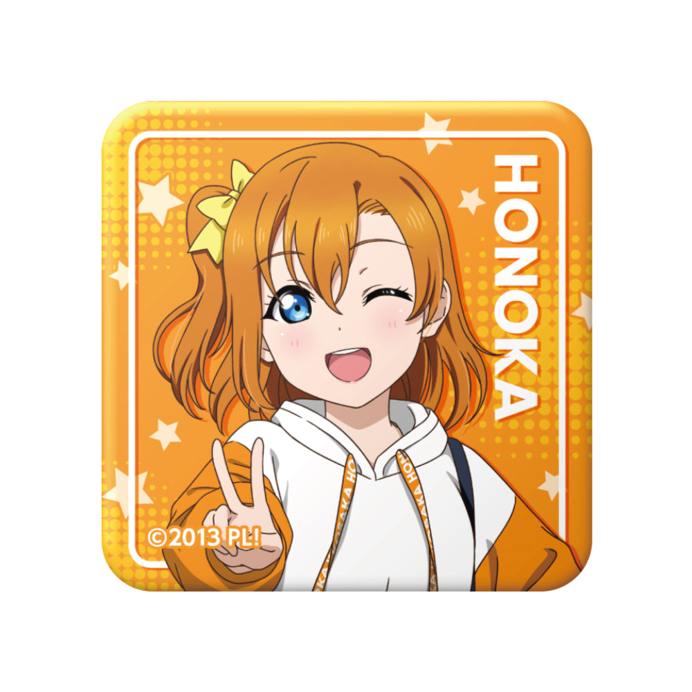 ```Love Live! 角色交易描繪方形罐徽章【整箱/9個裝】【全套整箱】```