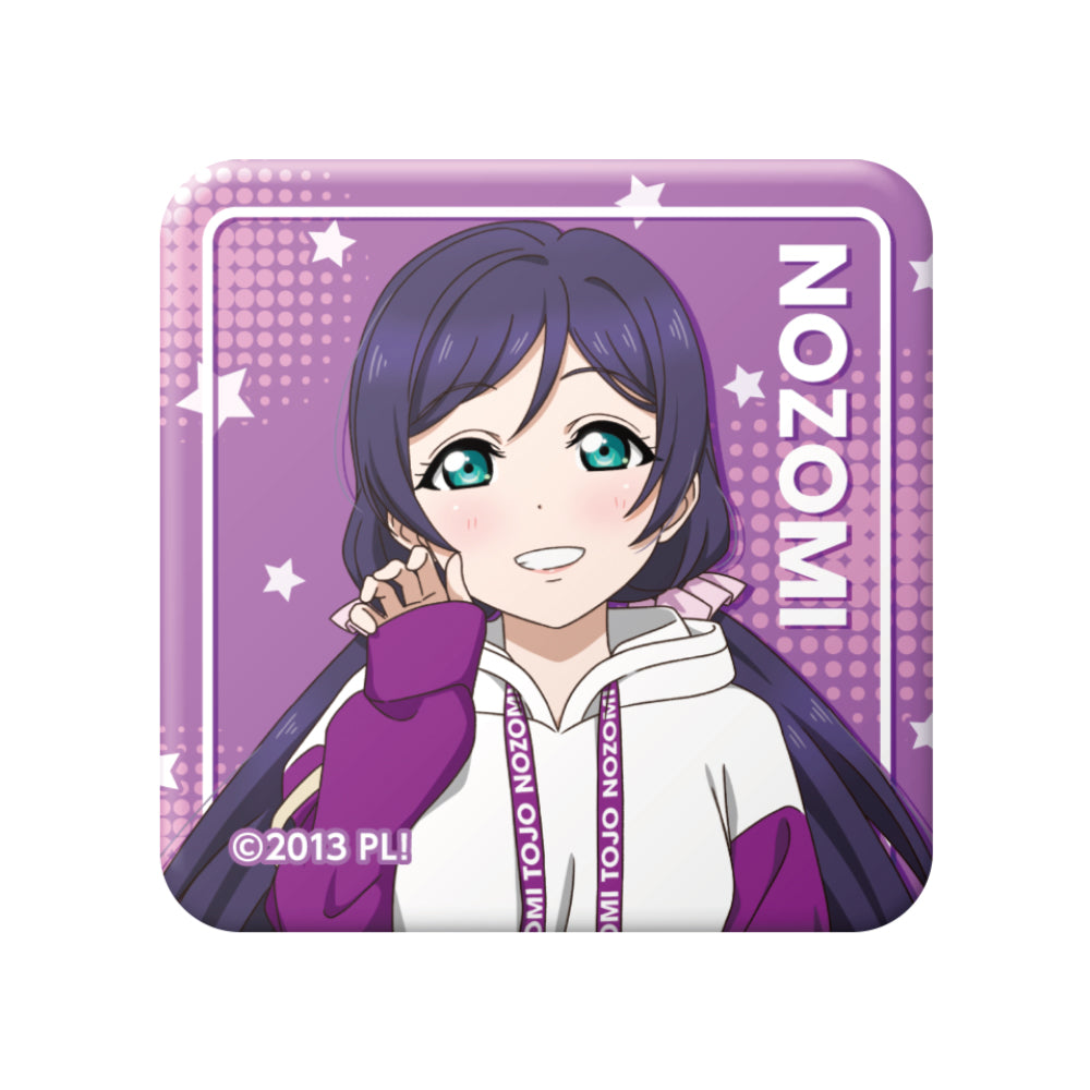 ```Love Live! 角色交易描繪方形罐徽章【整箱/9個裝】【全套整箱】```